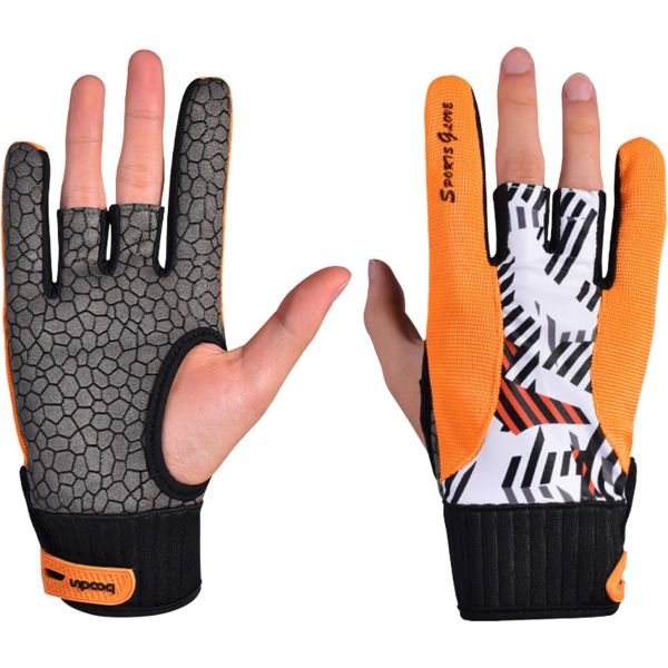 Huhudde 손목 밴드용 오른손 볼링 장갑 1쌍 액세서리 미끄럼 방지 스포츠 세미 49,300원