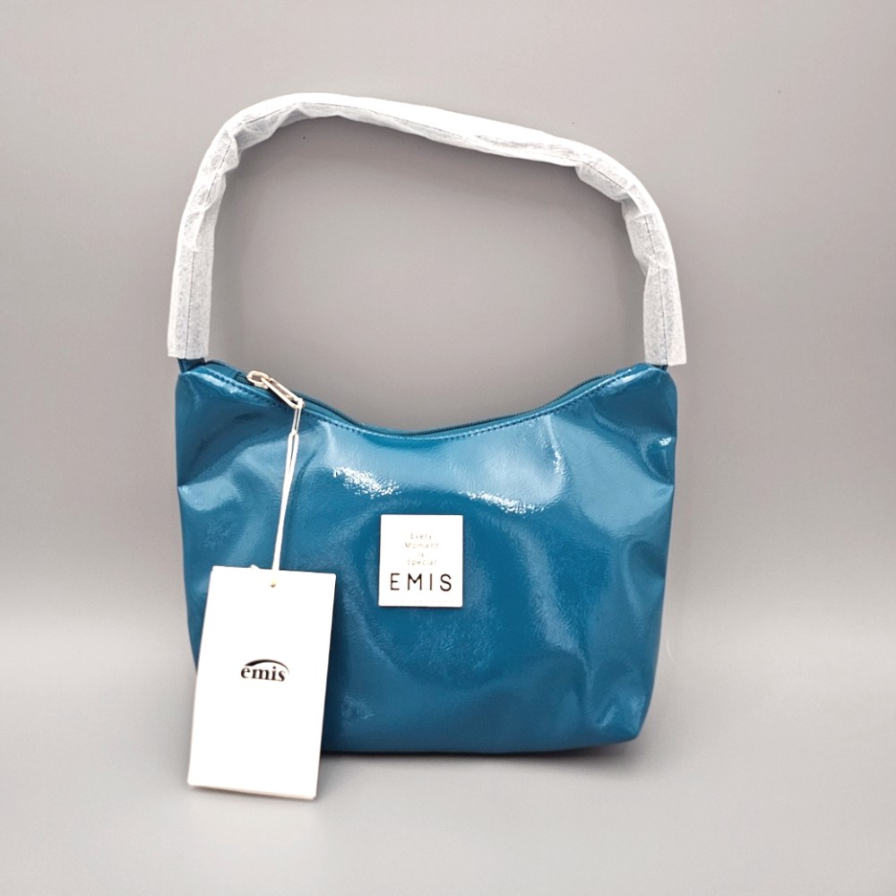 EMIS 이미스가방 뉴 에나멜 호보백 블루 그린 국내배송 79,700원