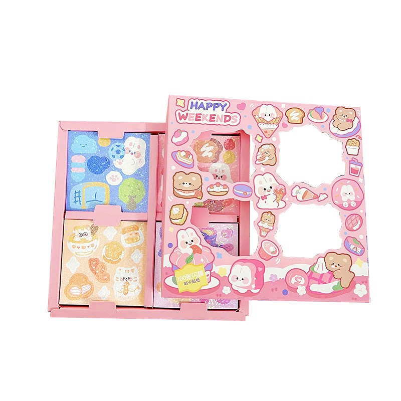 올리브파티 홀로그램 다꾸 방수 스티커 100매 패키지 선물 세트 5,900원