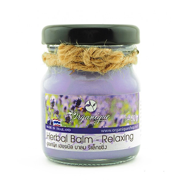 태국 야몽 크림 오가닉(Organique) 릴렉싱 허벌 밤 라벤더 50g 보라색 유리병, 태국 정품 마사지크림 5,500원