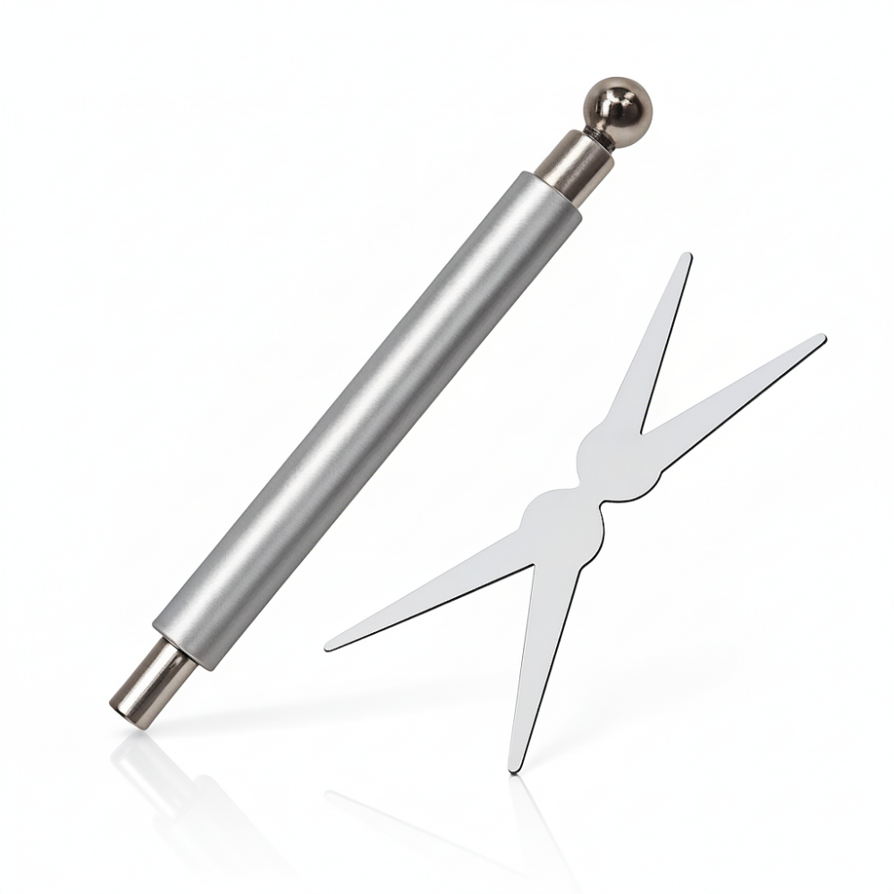 바로유즈 네오디움 듀얼헤드 네일자석 프렌치툴, 1개, 라이트실버 9,400원