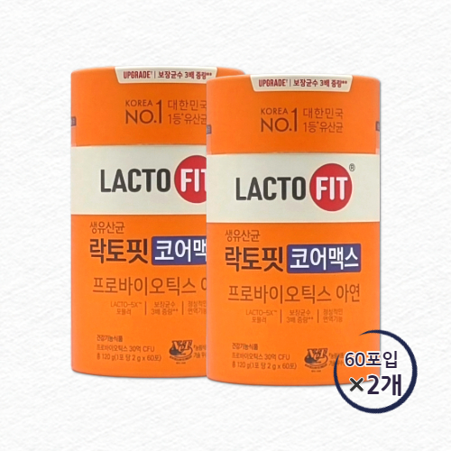 락토핏 종근당건강 생유산균 코어맥스, 2g, 120개 30,470원