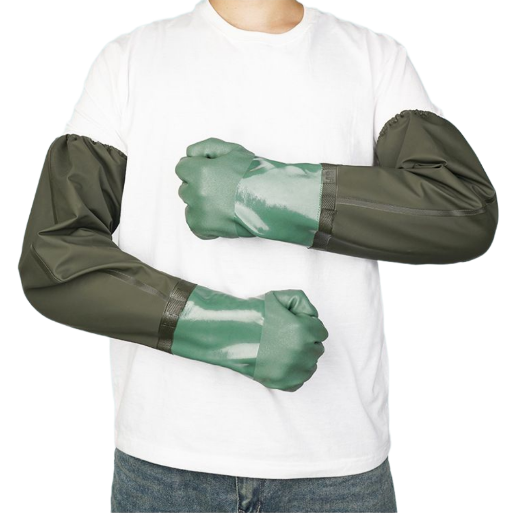 리테일베이 긴 작업용 고무장갑 70cm, 1개, 특대(XL), 그린 11,500원