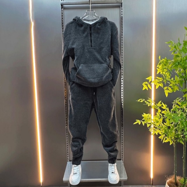 RCLET 남성 캐주얼 트레이닝 세트 후드맨투맨 + 바지 상하세트 빅사이즈 후드티셔츠+팬츠 데일리 37,900원