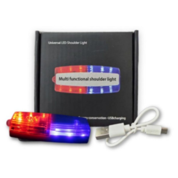 바론 미니경광등 (YH-JD01) 어깨부착식 충전식 휴대용 어깨 경광등 6,930원