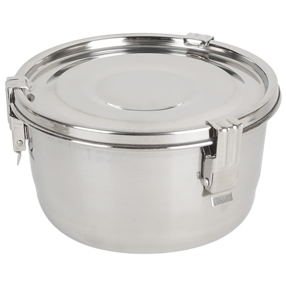 스텐27종 원형 고리찬통 밀폐 반찬통, 1호, 1개 7,600원