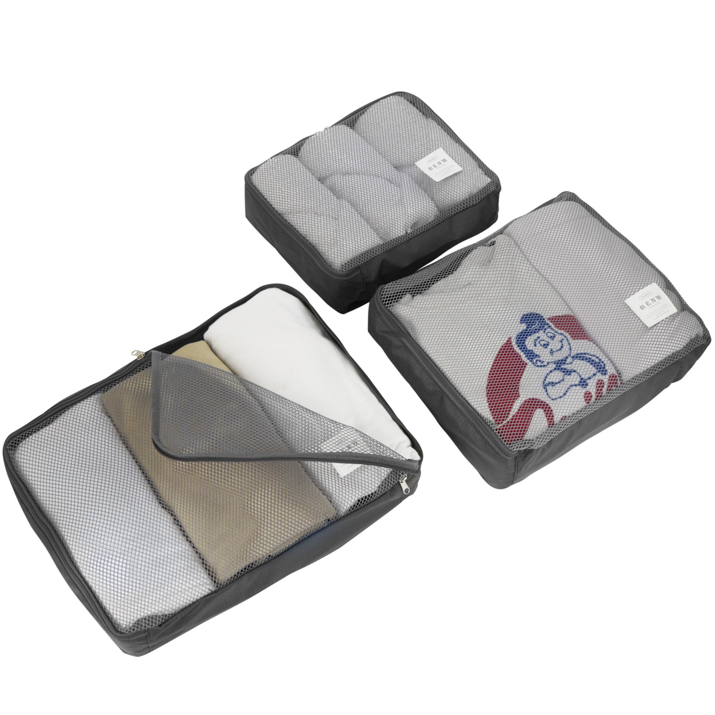 [3년 무상 보증] BENW 국산 여행용 파우치 세트 / 방수 원단 / 이염 제로 / 부피 순삭 17,900원