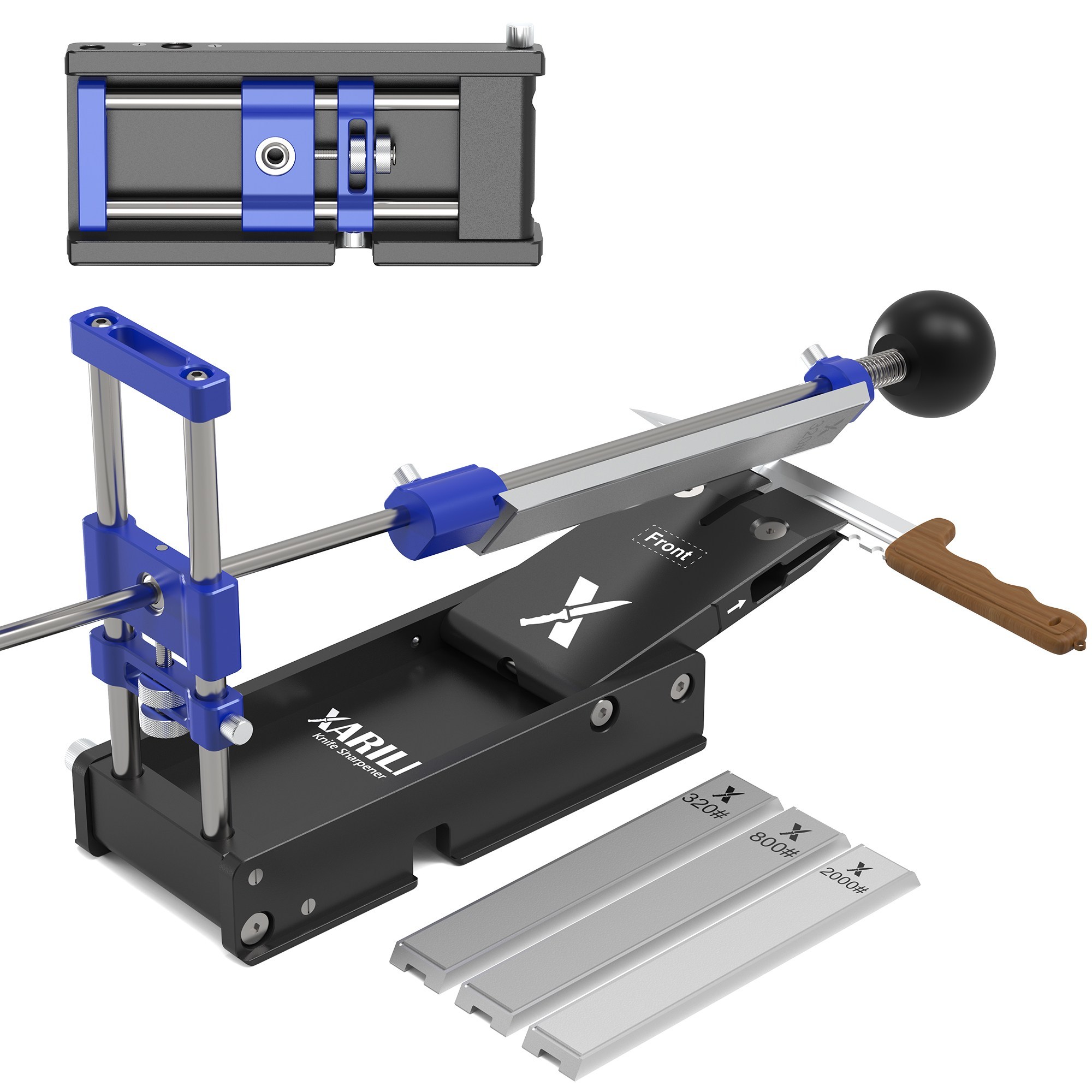 XARILK 수동 칼갈이 숫돌 세트 각도 조절 샤프너Y2 64,980원