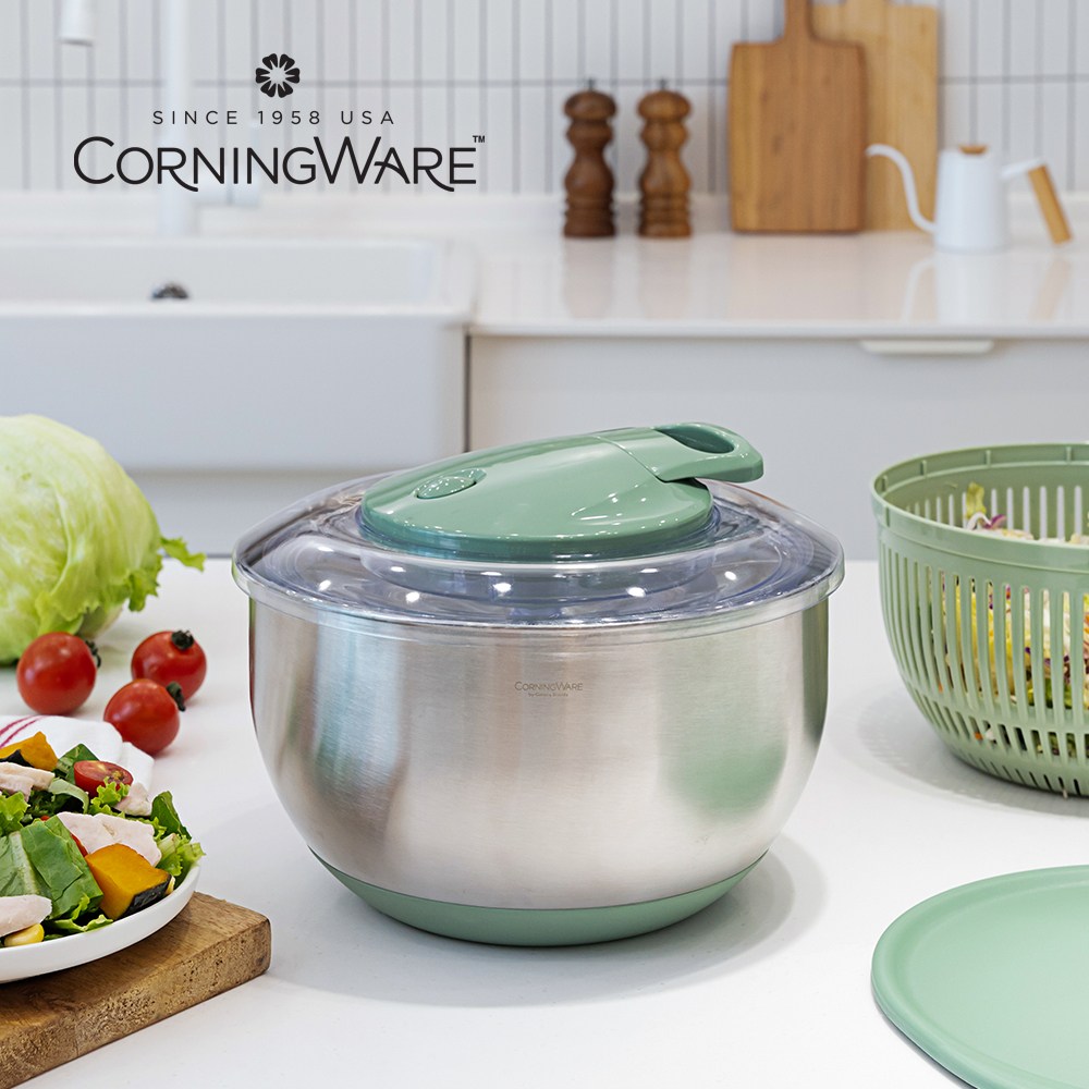 코닝웨어 프레시리 스텐 샐러드스피너 야채탈수기 5L, 단품 69,000원