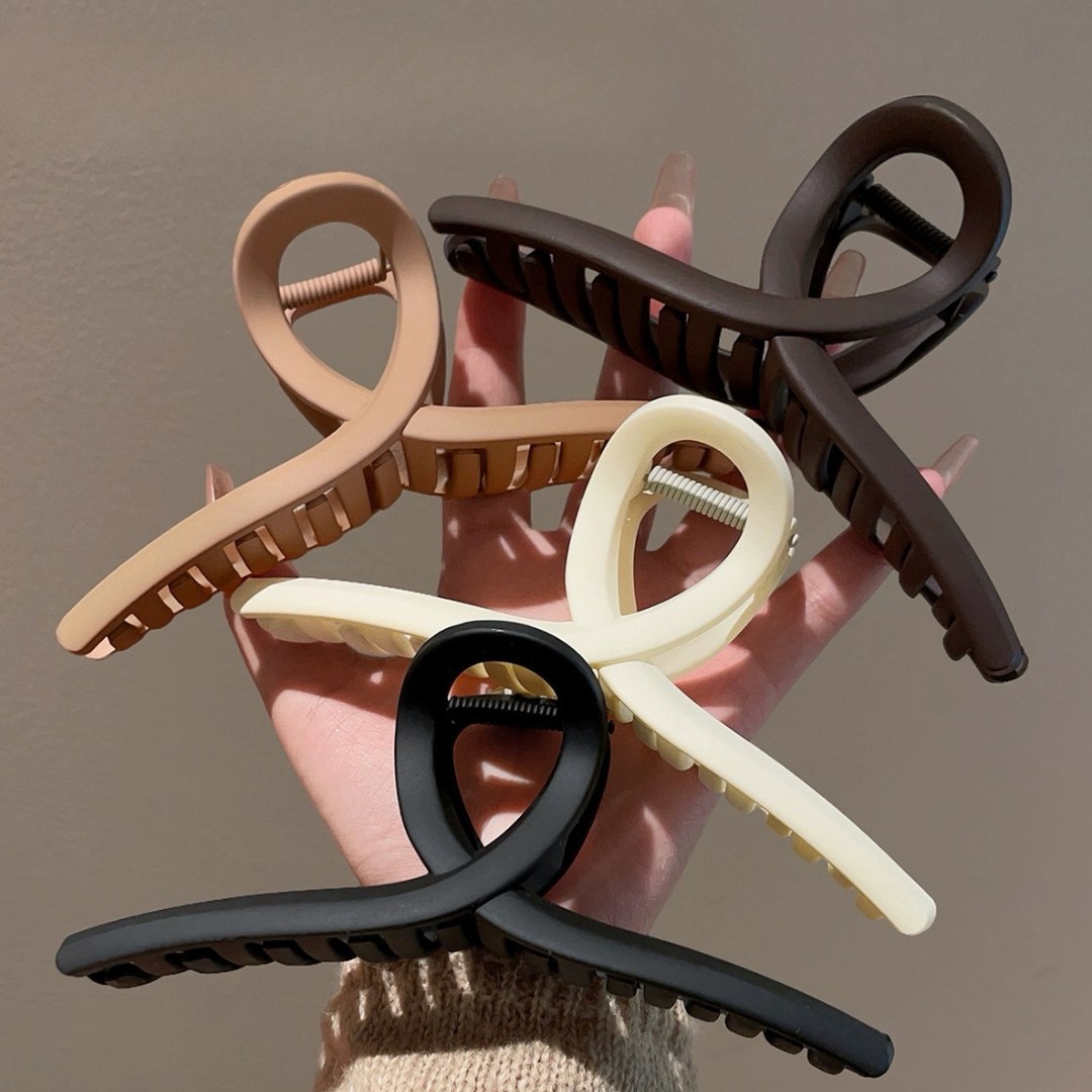 4개 15cm 꼬임 무광 초대형집게핀 올림머리 집게핀 헤어집게핀 5,900원