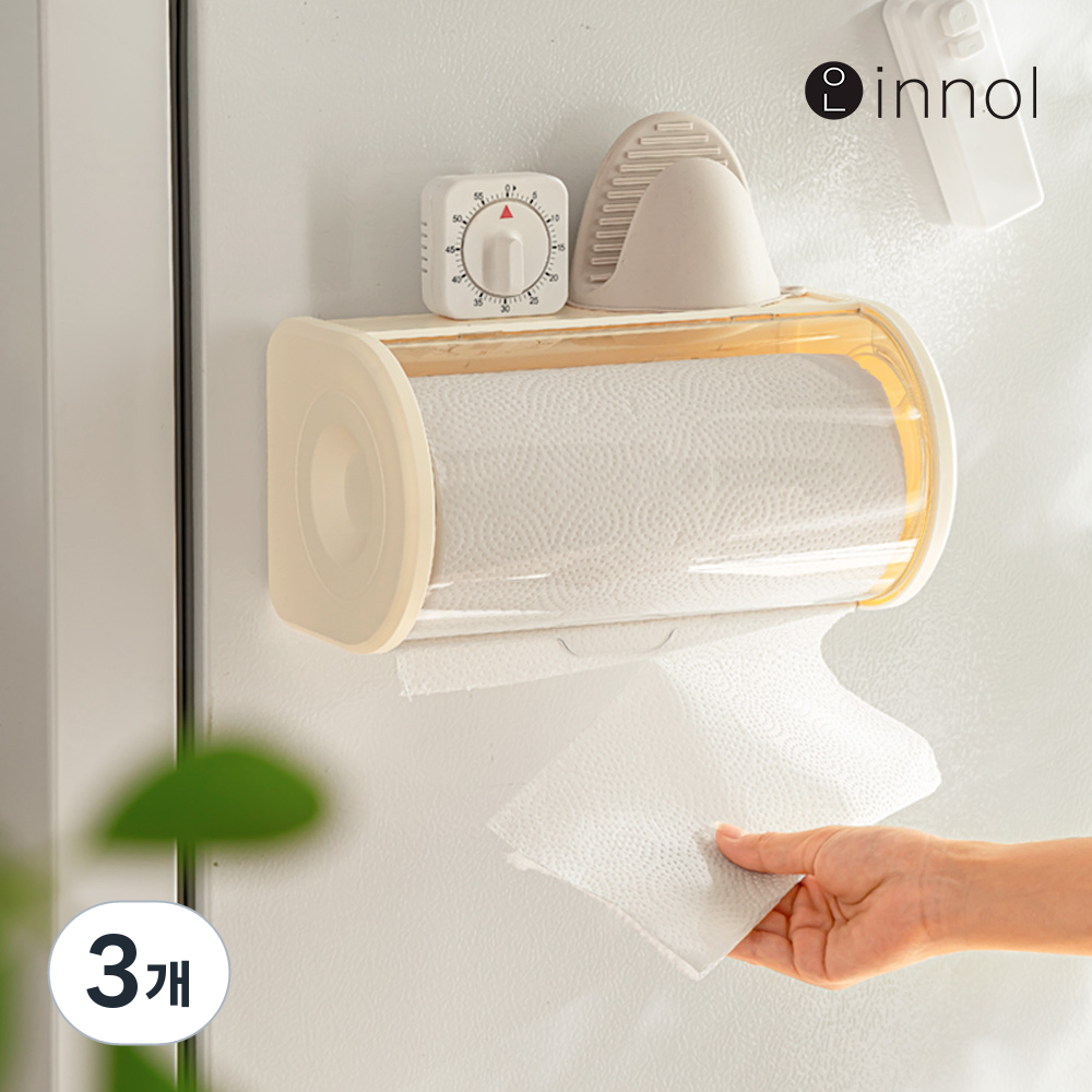 이놀 무타공 오염방지 키친 타올 걸이 거치대 디스펜서 휴지걸이 젖음방지 27,250원