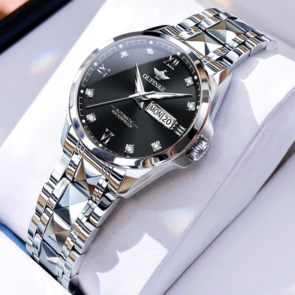 OUPINKE 여성시계 기계식 오토매틱 럭셔리 명품 워터프루프 야광 344,000원