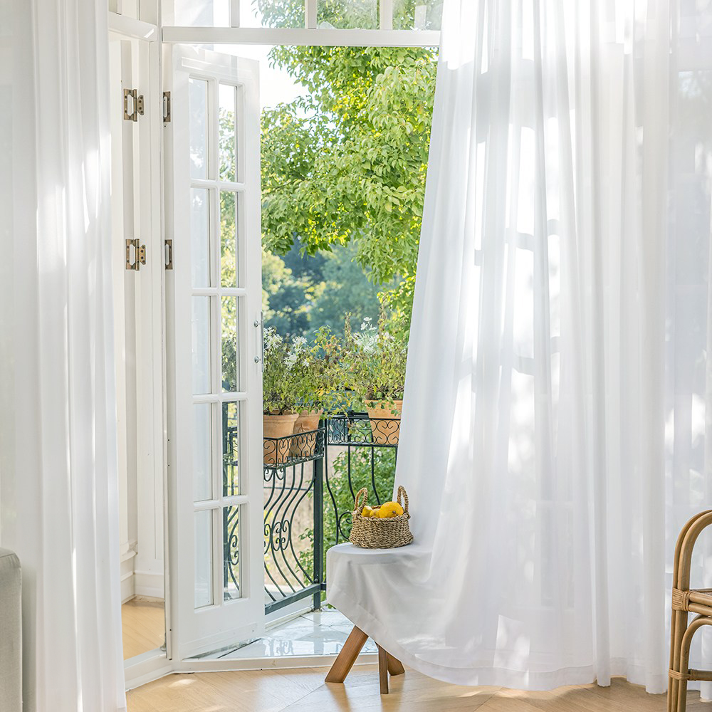 사라하우스 비침없는 도톰차르르 나비주름쉬폰 커튼 54,900원