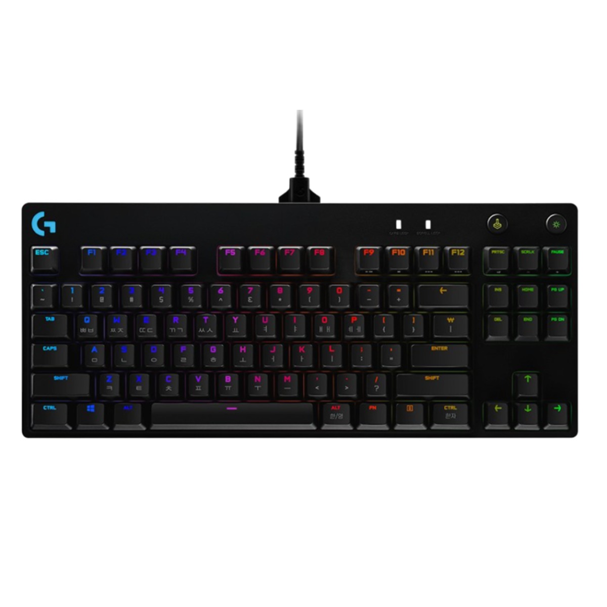 로지텍코리아 G PRO TKL 기계식 게이밍 키보드 (청축), PRO GX BLUE, 블랙, 청축 139,000원