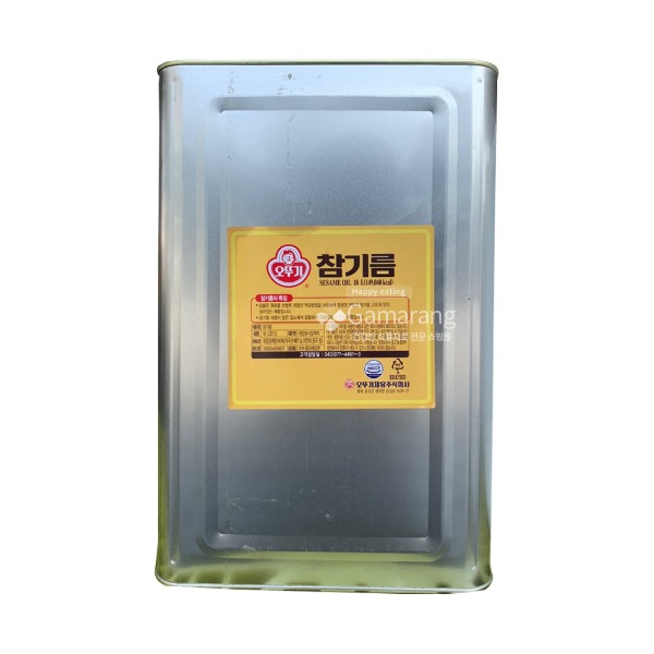 오뚜기 참기름 18L 볶음참깨분 100% Sesame Oil 209,900원