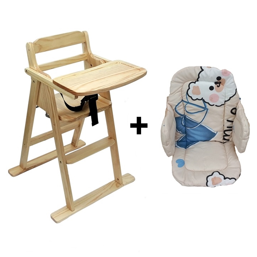[베이비캠프] 유아 식탁의자+쿠션 세트 / 단품구매 가능 / 아기의자 하이체어 이유식의자 식당 아기의자 카페 유아의자 98,000원