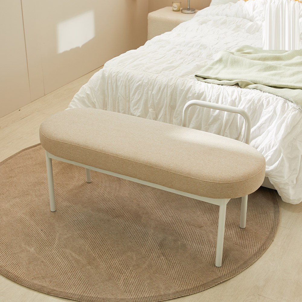 퍼피노 로니 패브릭 스툴 벤치 pn712, 오트밀, 1개 69,800원