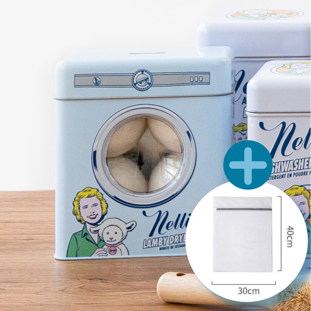 [세탁망무료] 넬리 울 드라이어볼 건조기 양모볼 정전기방지 섬유유연제 세탁볼 23,900원