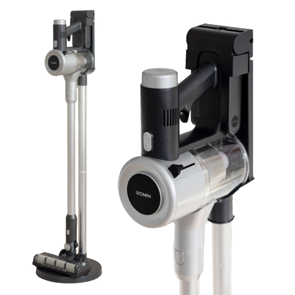ROMIN BLDC 무선청소기 300W + 충전거치대 + 앞 헤파필터 추가증정, 쿨그레이 160,000원