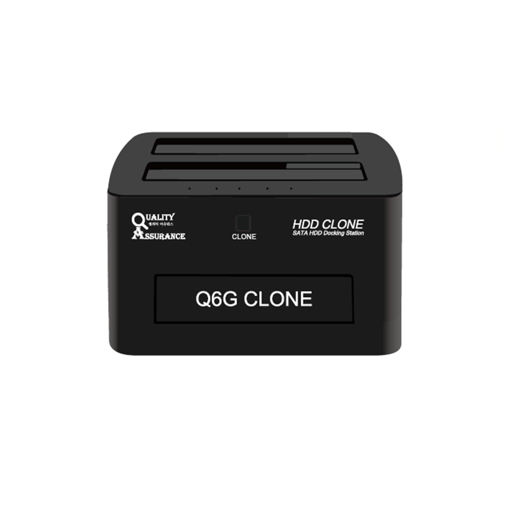 퀄리티어슈런스 Q6G USB3.0 하드 복사기 2.5 3.5인치 SSD HDD 복사 복제 클론 SATA 도킹스테이션 외장하드 케이스 21,600원