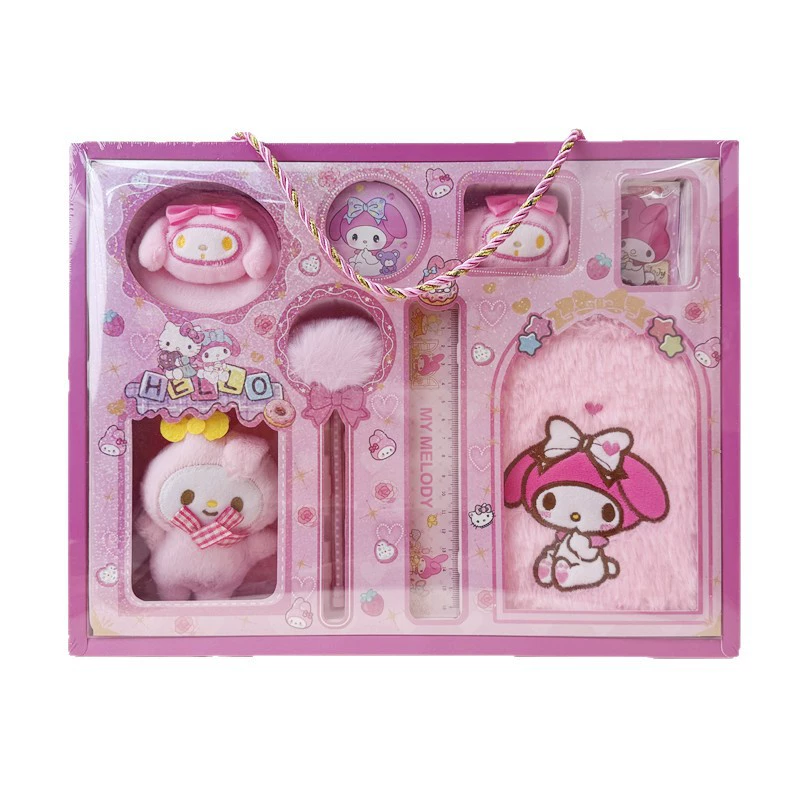 TN77 산리오 귀여운 캐릭터 학용품 초등학생 다이어리 꾸미기 다꾸 필기구 문구세트 선물세트, 뽀글이 마이멜로디, 1개 17,600원