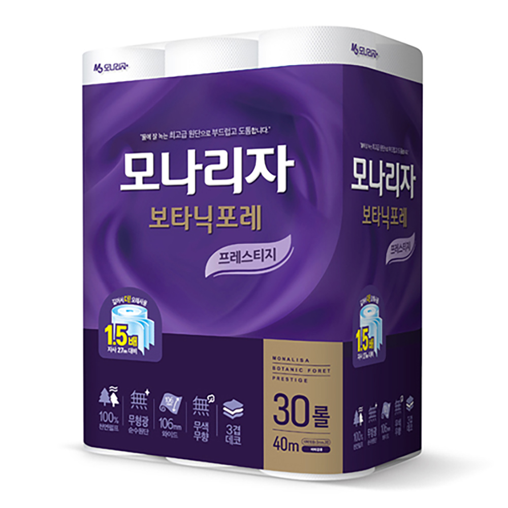 모나리자 보타닉포레 프레스티지 화장지, 40m, 30개입, 1개 21,590원