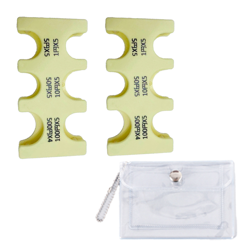 포켓 동전지갑 2p+투명 파우치 세트 엔화 일본여행 5,600원