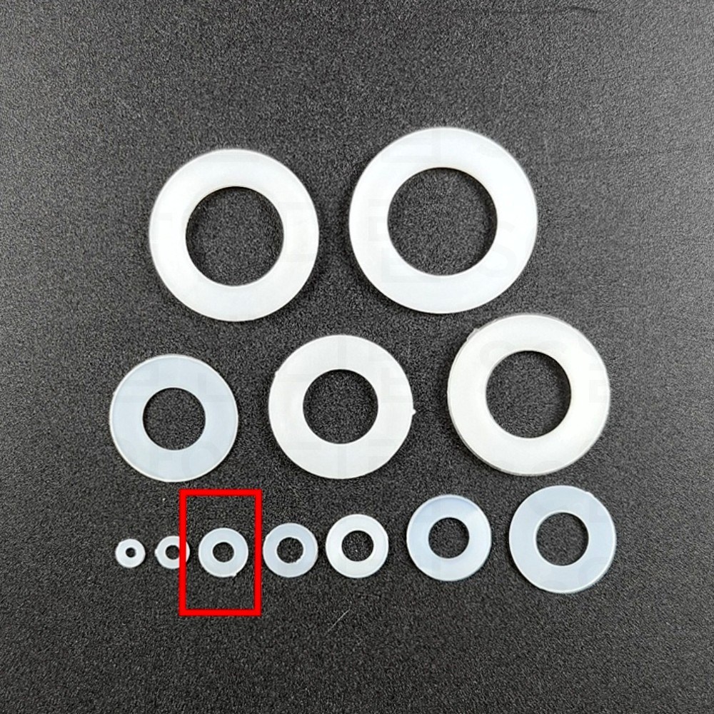나일론 와셔 플라스틱 지지대 서포터 플랫 와셔 67개 경첩 링 절연 나사 6,440원