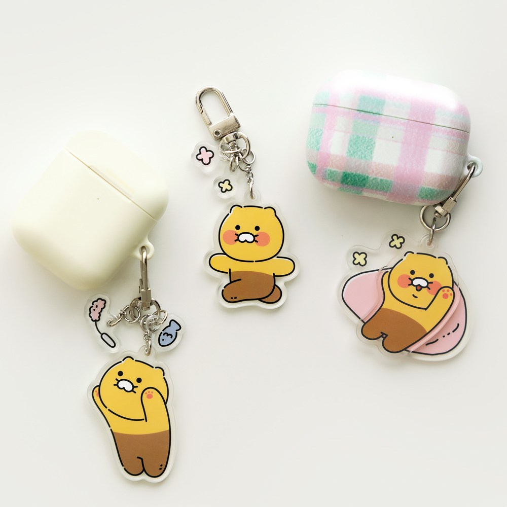 카카오프렌즈 춘식이 아크릴 키링, 02.사뿐, 1개 7,000원