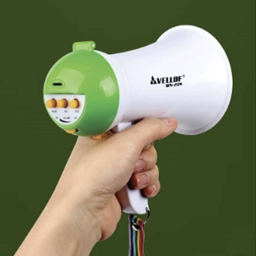 소형 음성녹음 메가폰 목소리 사이렌 무한반복 확성기 19,800원