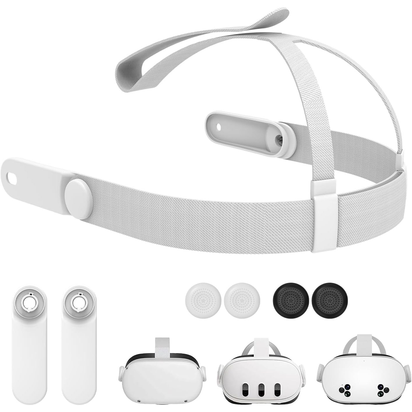 Meta Quest 2/3/3s 편안한 엘리트 스트래프 VR 액세서리와 호환되는 업그레이드 가능한 교체 헤드 스트래프 29,520원