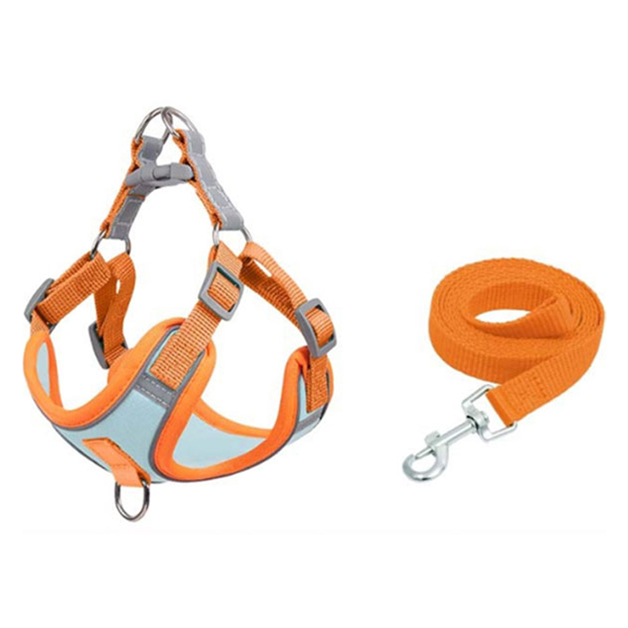 요런개 강아지 컬러 베이직 하네스 + 리드줄 세트 4,450원
