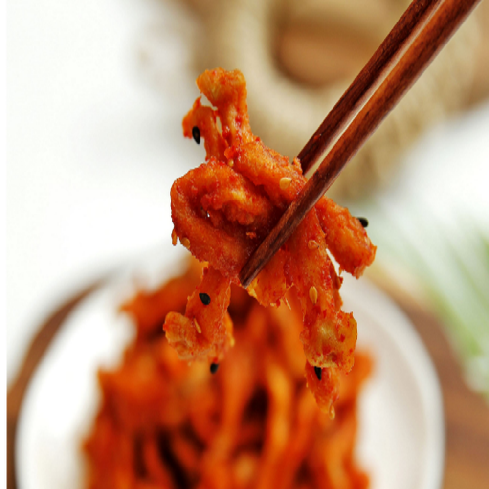 밥도둑!! 무말랭이무침 500g 6,900원