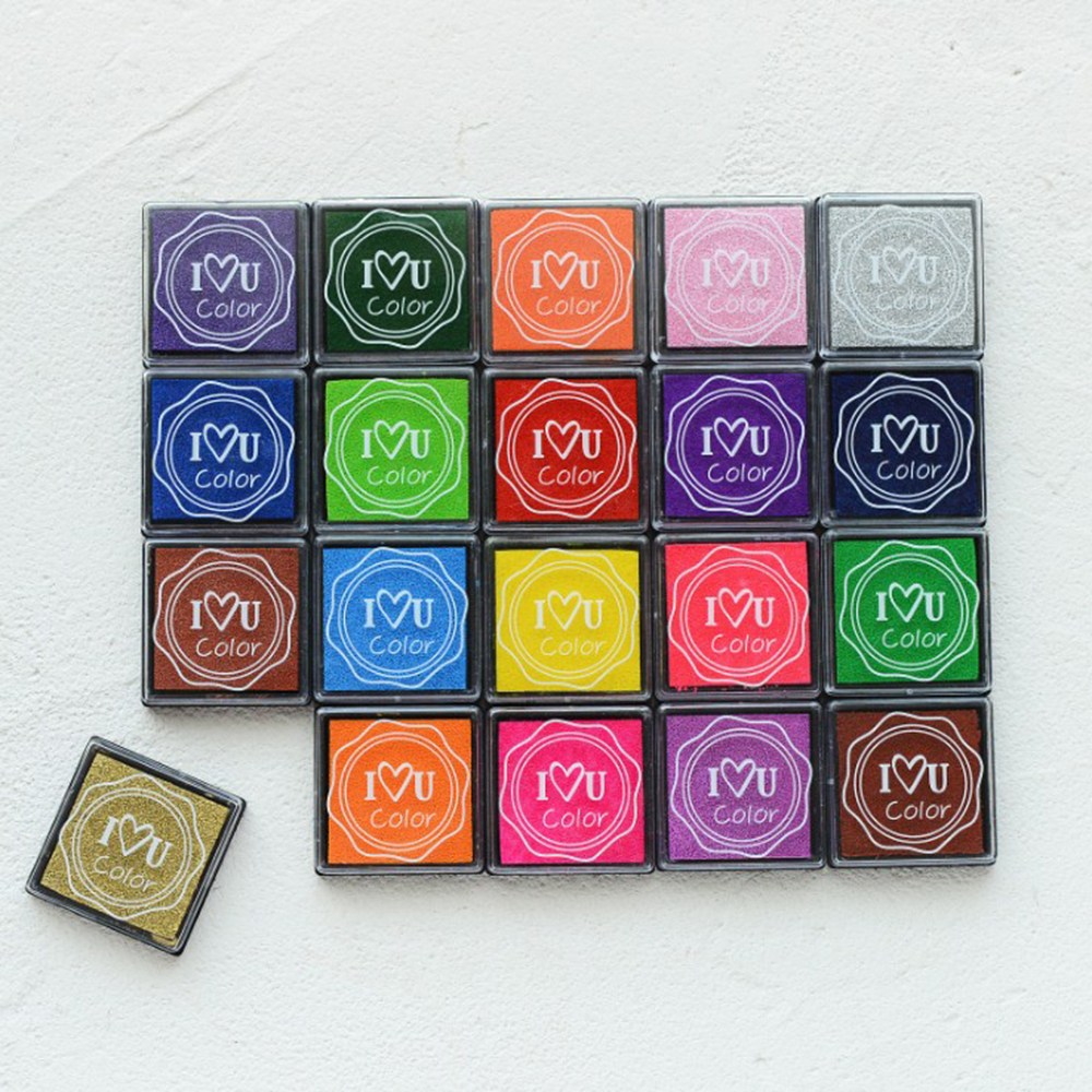 다이어리레시피 스탬프 미니 잉크 패드 20색 109,000원