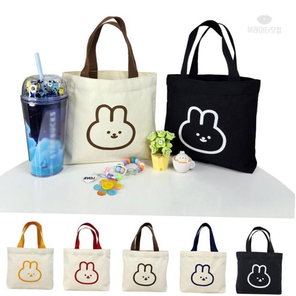 캔버스 데일리가방 손목가방 토끼 미니 뷰레이터닷컴 에코백 7,700원