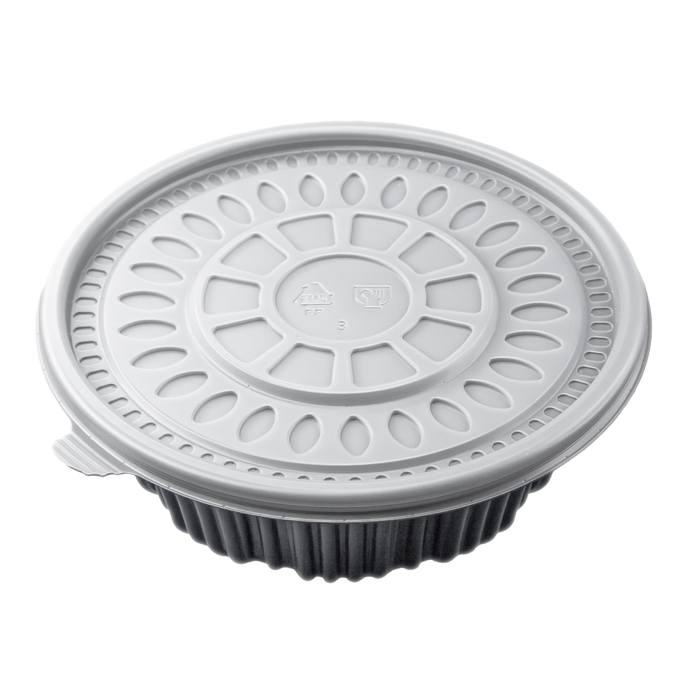 EL 일회용 195파이 미니감자탕용기 소 흑색 200개 세트 배달 포장 42,900원