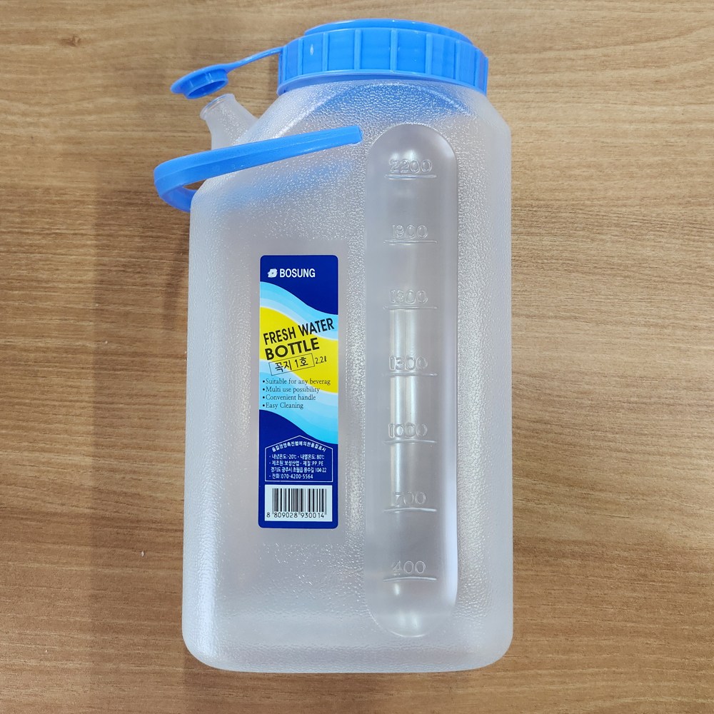 보성 꼭지 물병 1호 2200ml 플라스틱 물통 냉장고 식당 업소용 주전자형 10,850원