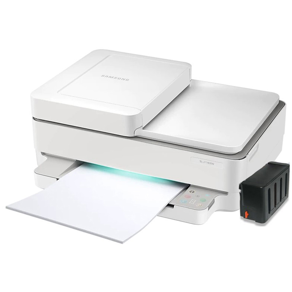 삼성전자 SL-J1780DW+무한잉크복합기400ml 정부24 자동양면 인쇄+복사+스캔 자동급지(ADF) WiFi 유무선 잉크젯 흑백 컬러 프린트기 194,000원