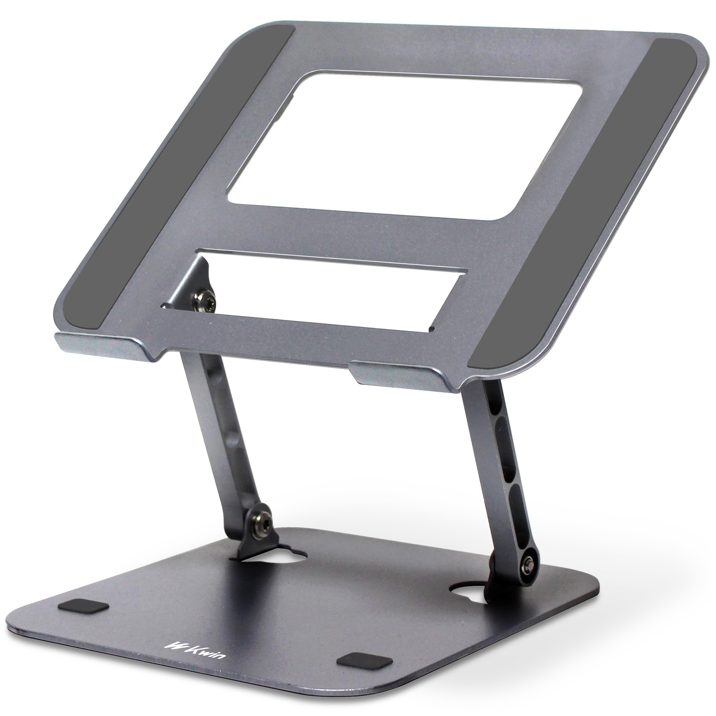 크윈 높이조절 접이식 쿨링홈 노트북 태블릿 스탠드 거치대, 스페이스 그레이, 1개 18,900원