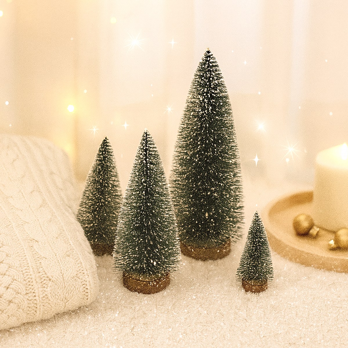 TGL 크리스마스 실내장식 미니트리 4종세트 9,900원