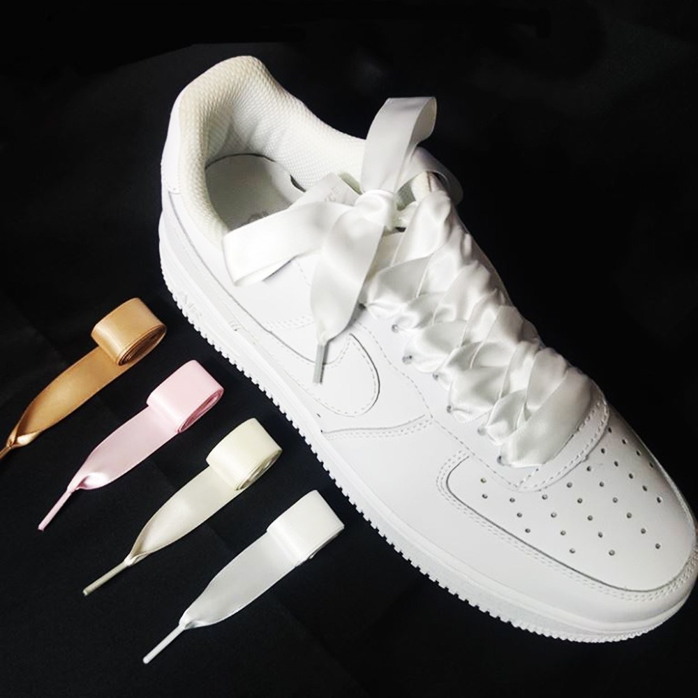 IDEA1st 새틴 운동화끈 신발끈 두꺼운끈 넓은끈 슈레이스 공단끈 와이드 스트랩 4,300원