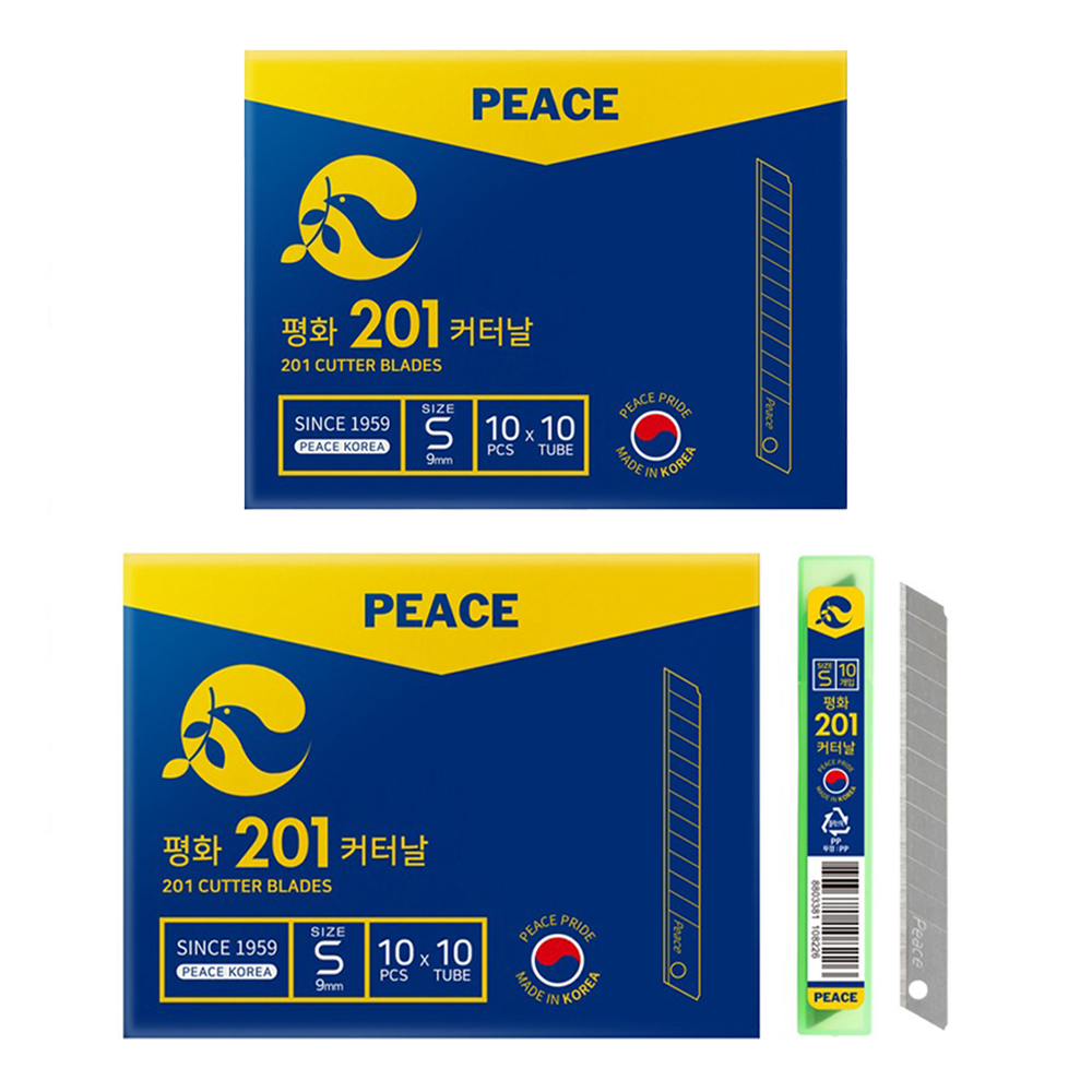 피스코리아 201 커터날(문구용) 100개입 7,400원