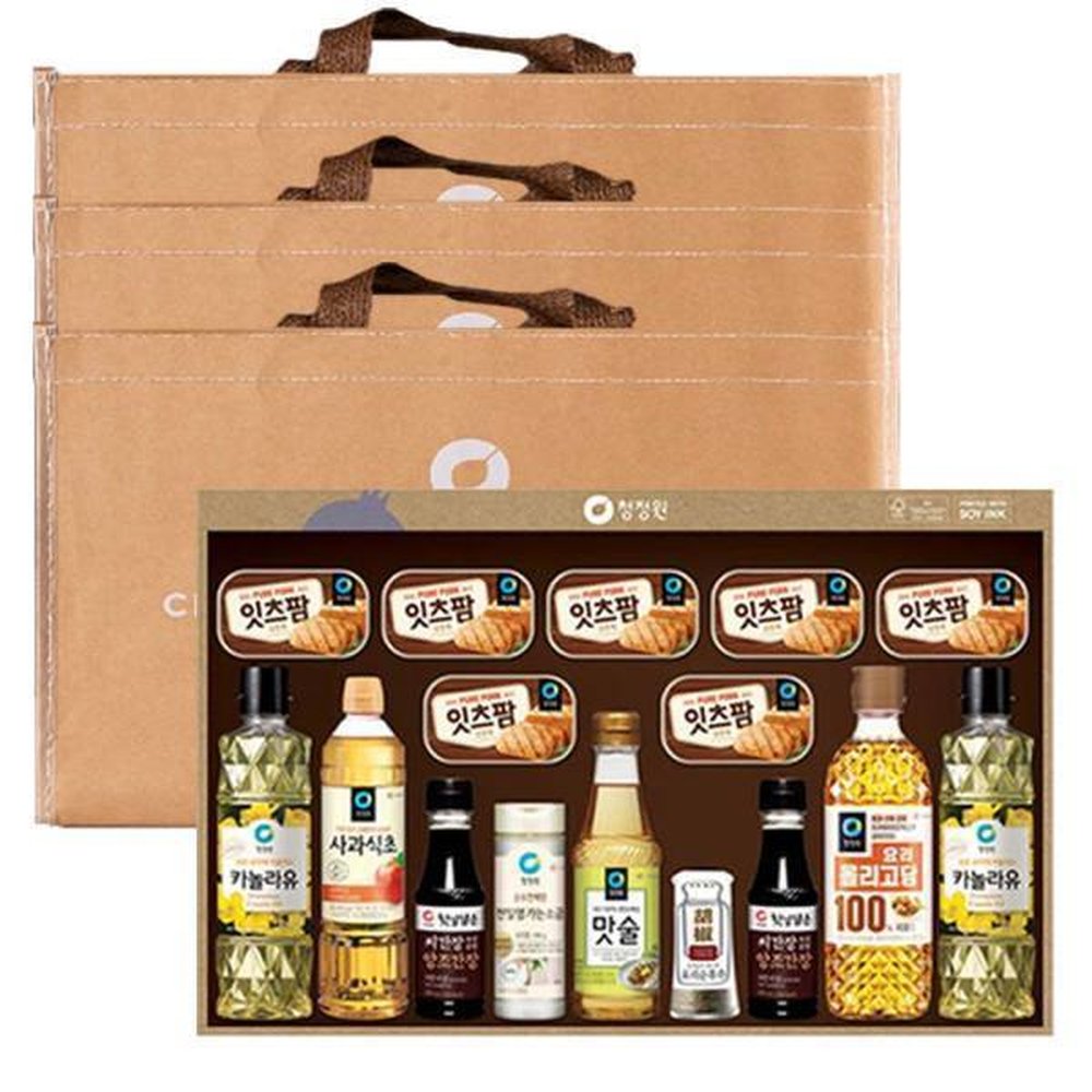 청정원 종합 16호 선물세트 3박스 무료배송 쇼핑백 구성 설/명절 선물세트 2026 설날 선물세트, 3세트 114,800원