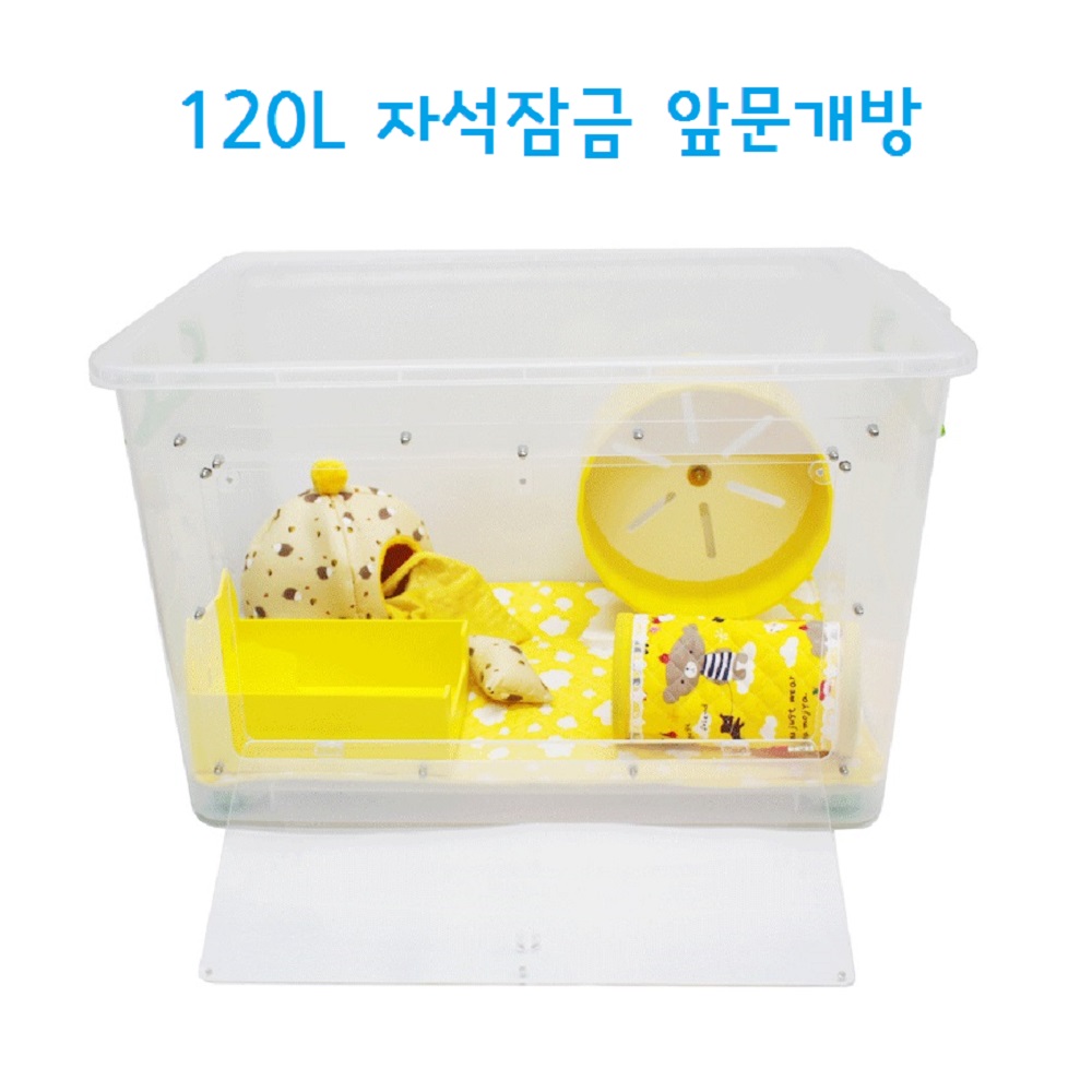 [도치퀸 단독배송 ] (자석 잠금형) 넓은 앞문개방 리빙하우스 120L., 1개 74,750원