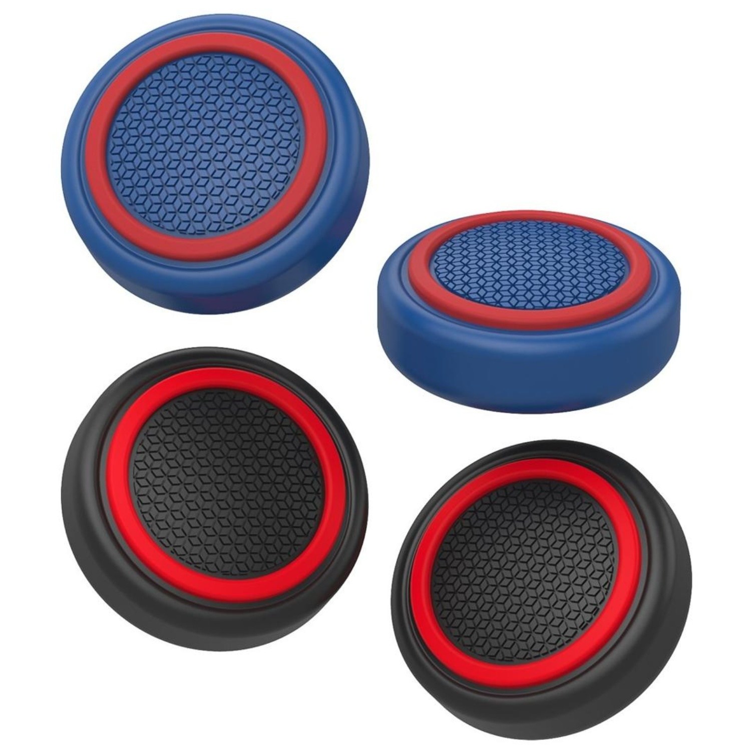 이이네 PS5 듀얼센스 컨트롤러 조이스틱 커버 4p 세트 스틱캡, 1세트, 블루+블랙 7,400원