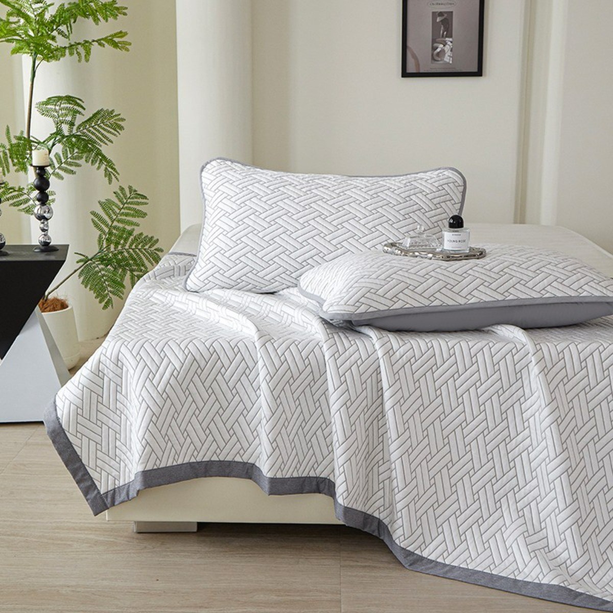 [한정특가] Cozy Aura 파워쿨링 냉감 침대 패드 쿨매트 고정밴드형 KC인증 36,600원