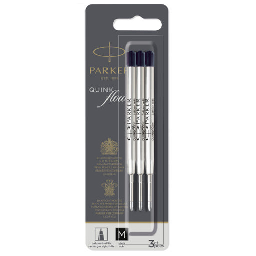 [수입정품] 파카 큉크 볼펜 블랙 리필, 3개입 1세트 13,900원