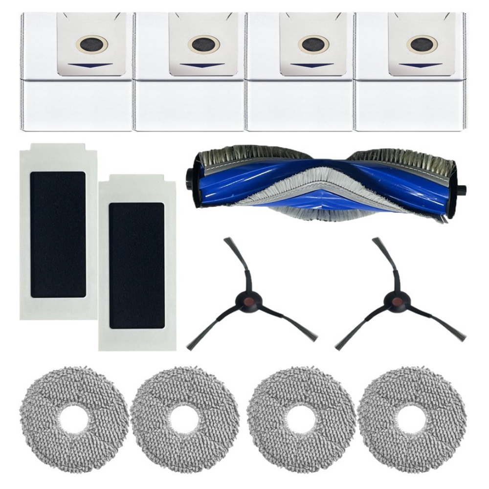 [호환] BNC INT 에코백스 디봇 T30 PRO 프로 옴니 로봇 청소기 소모품 먼지봉투 더스트백 물걸레 필터 사이드 메인 브러쉬 패키지 세트, 1개, 13개 15,900원