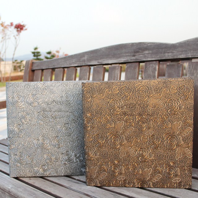 문구백서 대형 가죽앨범 접착식 포토 사진앨범 40매 24,000원