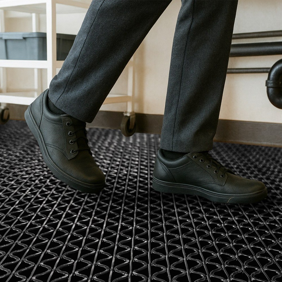 듀러블 논슬립 매트 (미끄럼방지 물빠짐 업소용 주방 출입구 고무매트 주문제작), 1개, 회색 65,000원